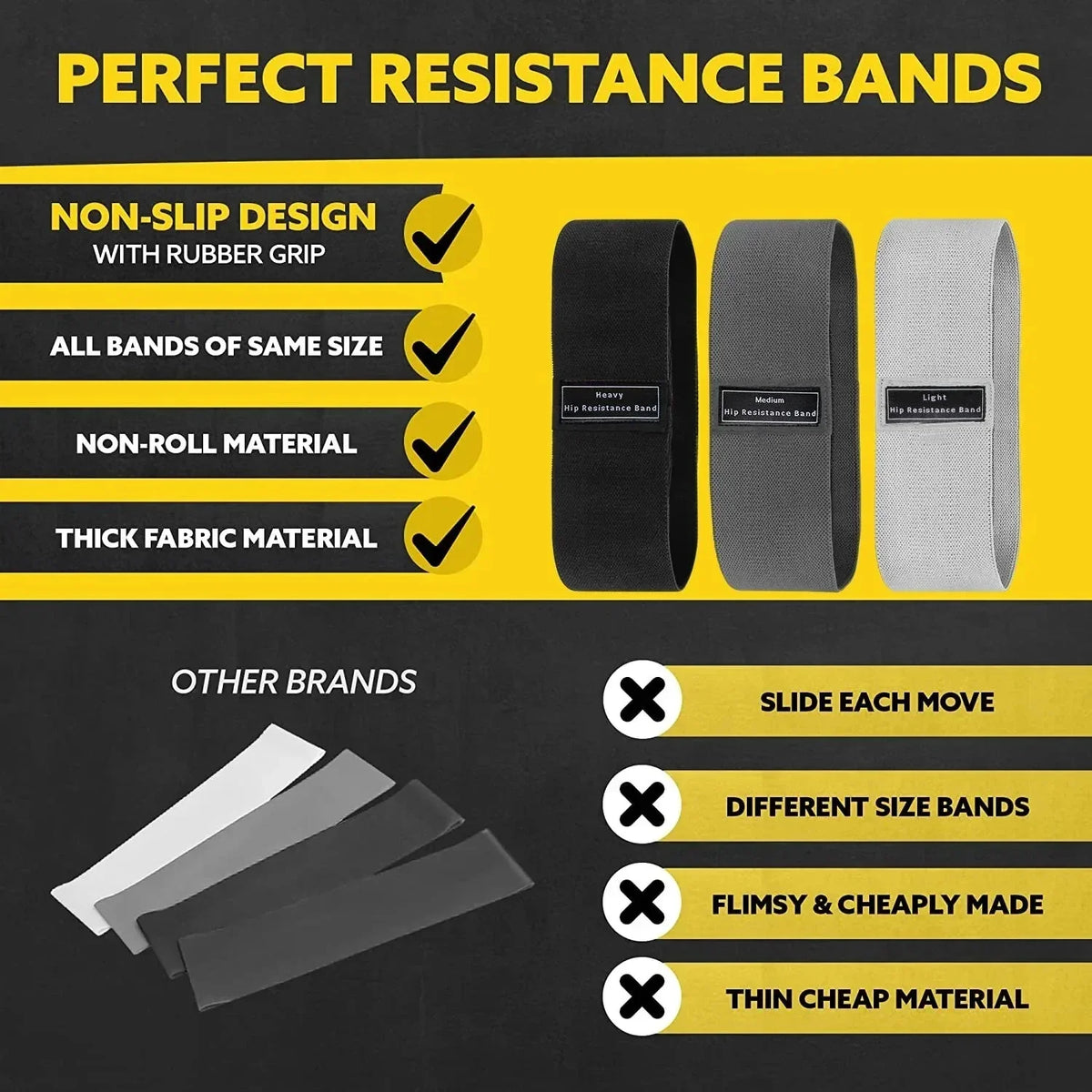Hip Band - Fabric Glute & Thigh Loop