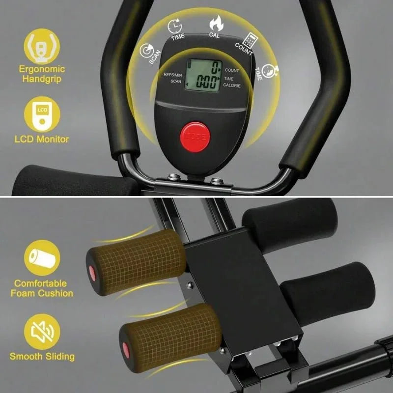 Abdominal Trainer - Foldable Adjustable Machine